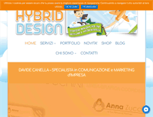 Tablet Screenshot of hybriddesign.it